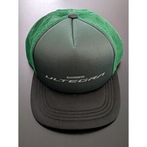 Shimano Ultegra Snapback Trucker Hat Green OSFM Shimano Cycling
